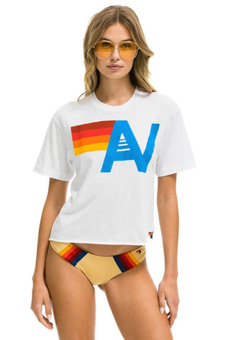 LOGO - BOYFRIEND TEE, WHITE