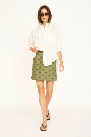 AZUA SKIRT, DILL OYSTER EYELET