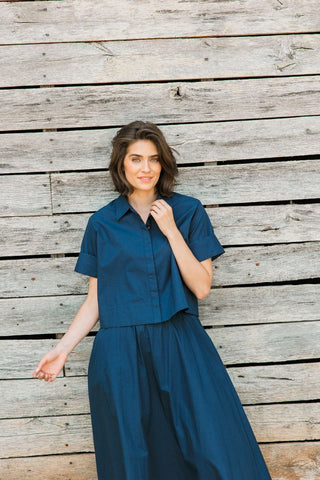 CLUB SHIRT, NAVY