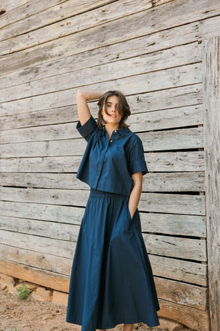 PAVILLION SKIRT, NAVY
